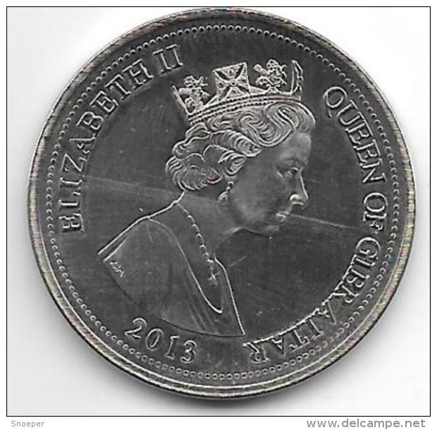 *gibraltar 3 Pounds   2013   300 Years Tready Of Utrecht - Gibraltar