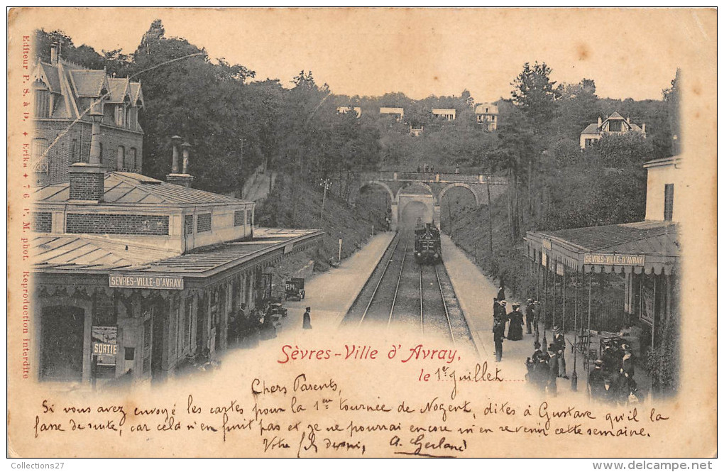 92-SEVRES-VILLE D'AVRAY- LA GARE - Sevres