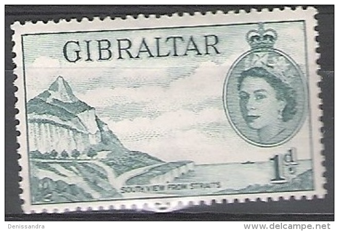 Gibraltar 1953 Michel 135 Neuf * Cote (2008) 1.30 € Vue Du Sud - Gibraltar