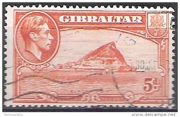 Gibraltar 1947 Michel 122 O Cote (2008) 2.00 Euro Vue De L'ouest Cachet Rond - Gibraltar