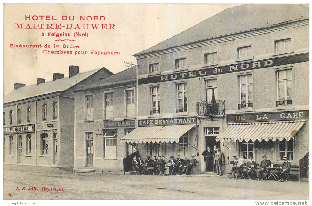 59 - NORD - Feignies - Hotel Du Nord - Maitre Dauwer - Feignies