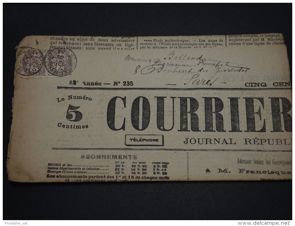 FRANCE – Type Blanc Sur Journal – Début 1900 - Détaillons Collection - A Voir  - N° 17549 - Journaux