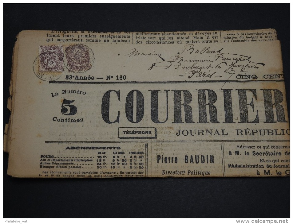 FRANCE – Type Blanc Sur Journal – Début 1900 - Détaillons Collection - A Voir  - N° 17550 - Giornali