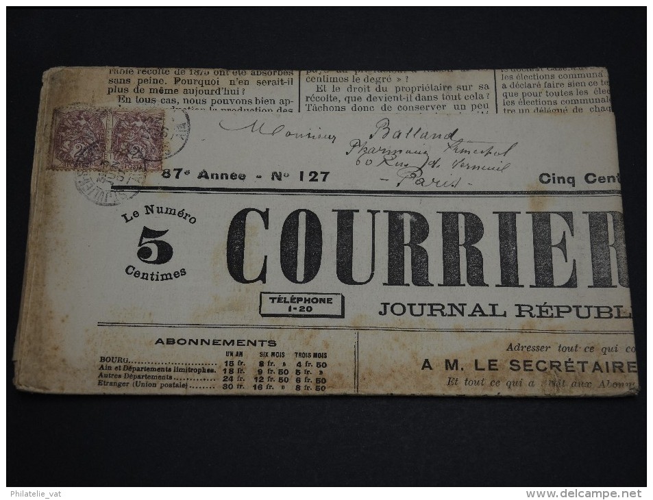 FRANCE – Type Blanc Sur Journal – Début 1900 - Détaillons Collection - A Voir  - N° 17551 - Kranten