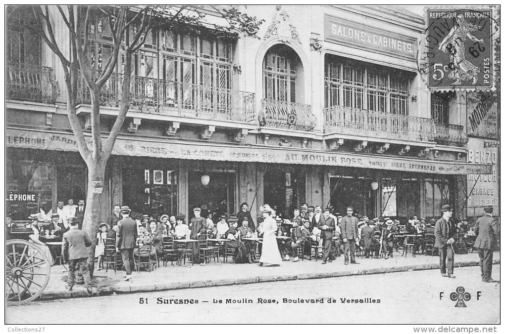 92-SURESNES - LE MOULIN ROSE, VOULVARD DE VERSAILLES - Suresnes