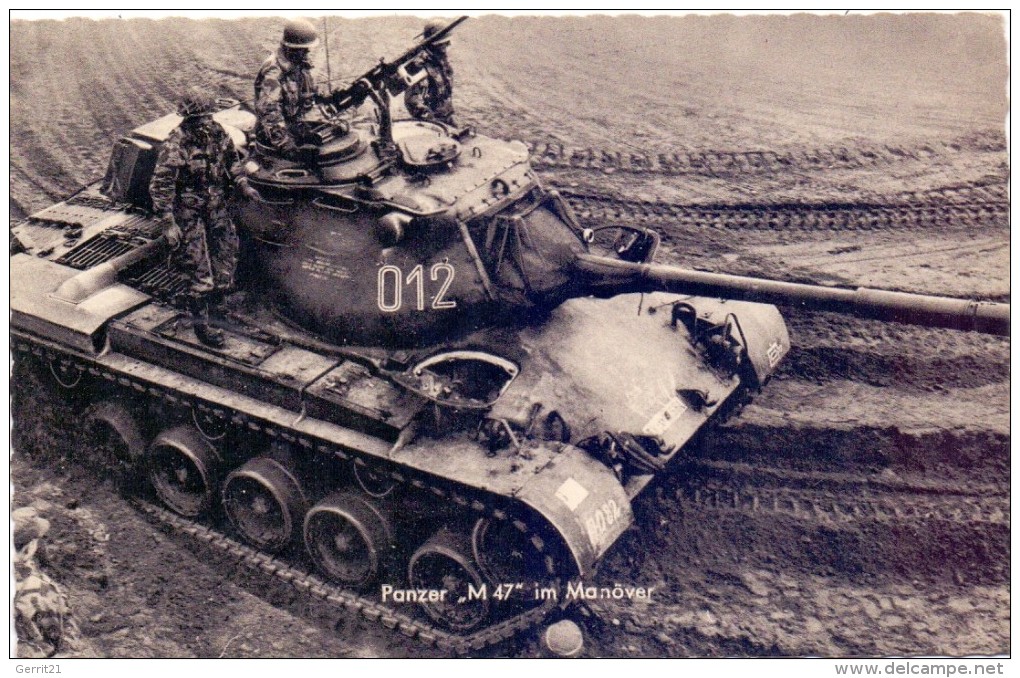 MILITÄR - Panzer / Tank / Chars - M 47 Im Manöver, Bundeswehr - Ausrüstung