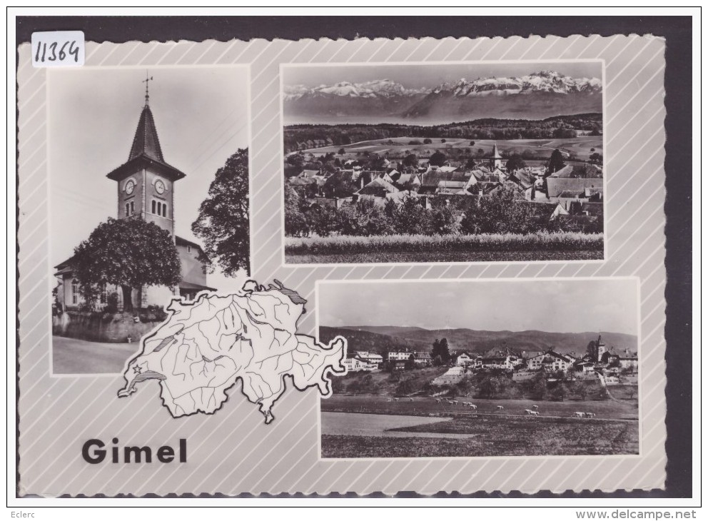 FORMAT 10x15 Cm - DISTRICT D´AUBONNE - GIMEL - TB - Gimel