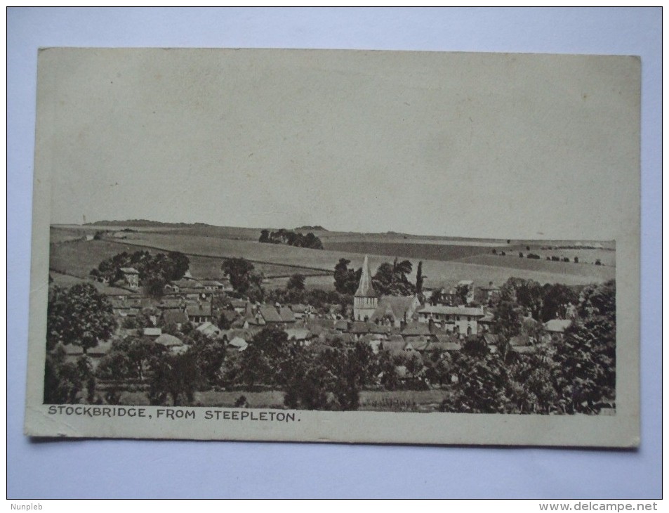 ENGLAND STOCKBRIDGE HAMPSHIRE FROM STEEPLETON HILL - Autres & Non Classés