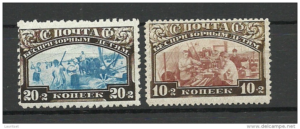 RUSSLAND RUSSIA 1929 Michel 361 - 362 MNH/MH (Mi 362 Is MNH/**) - Nuevos