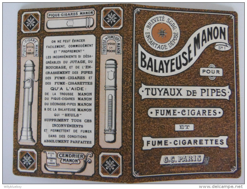 Balayeuse Manon Pour Tuyaux De Pipe - Fume Cigares Et Fume Cigarettes - 1914-18