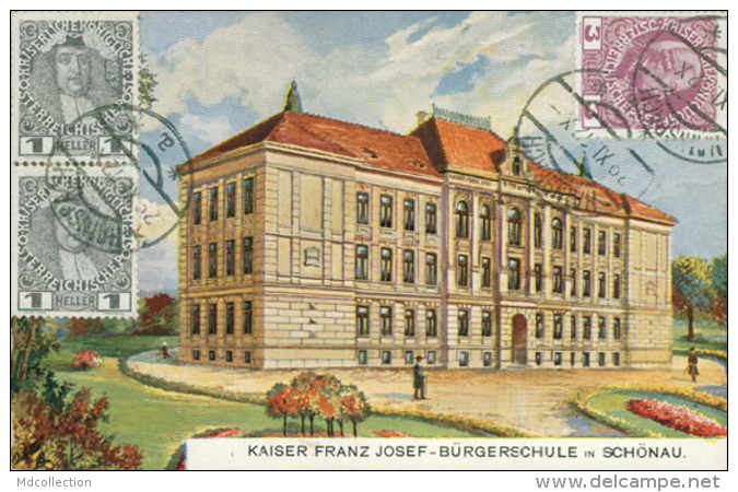 AT SCHONAU / Kaiser Franz Josef Burgerschule / - Autres & Non Classés