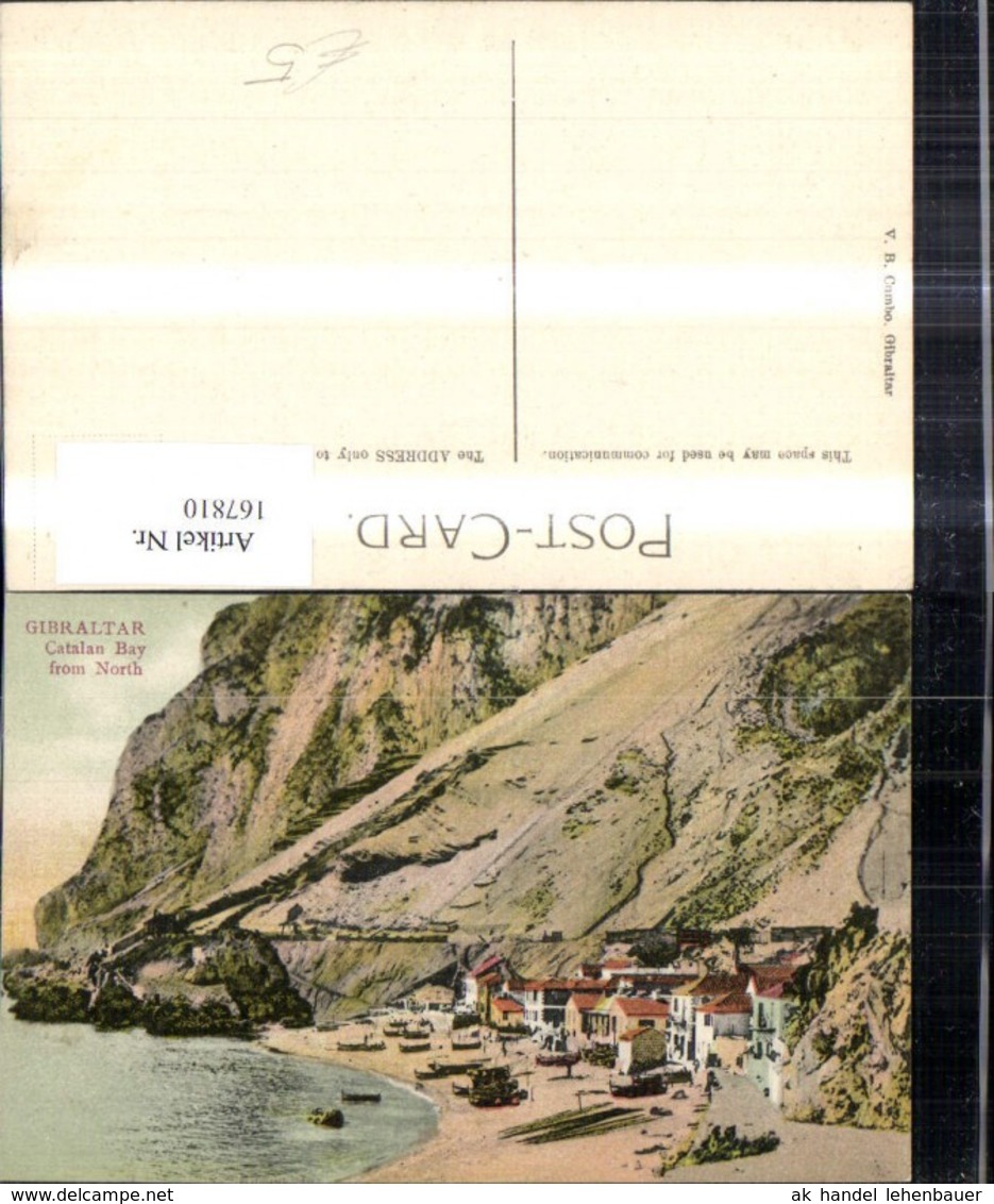 167810,Gibraltar Catalan Bay From North Hafen K&uuml;ste Britisches &Uuml;berseegebiet - Gibraltar