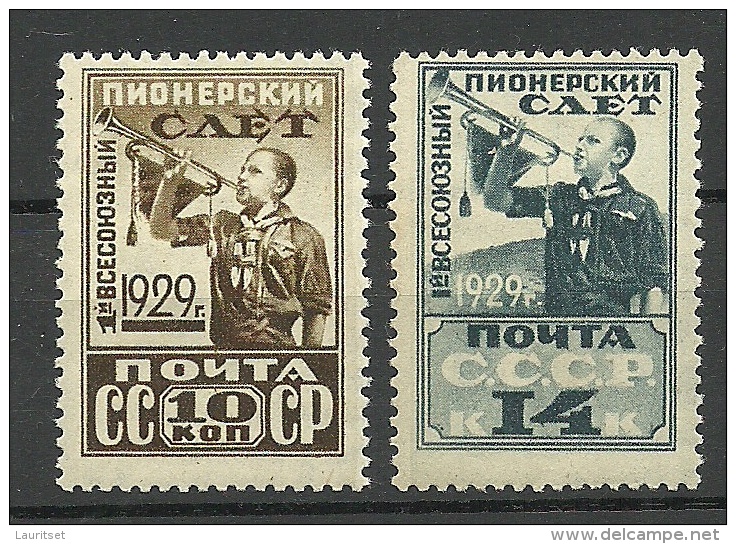 RUSSLAND RUSSIA 1929 Michel 363 - 364 * - Neufs