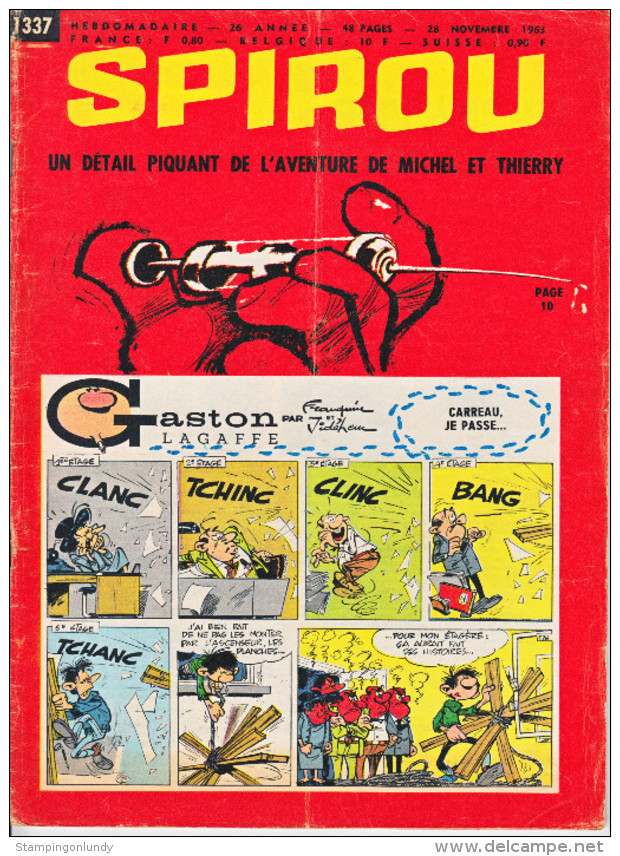 Spirou Comic Robert Velter 1963 Twenty Three Editions on PDF