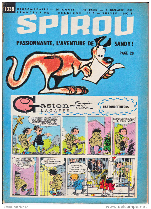 Spirou Comic Robert Velter 1963 Twenty Three Editions on PDF