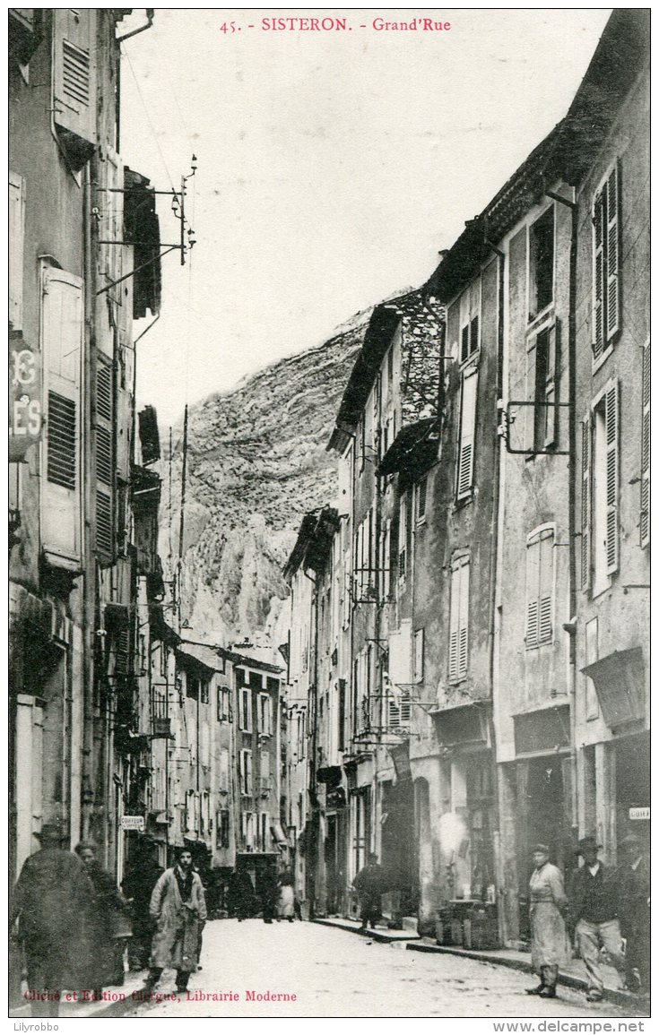 FRANCE - SISTERON - Grand'rue - Sisteron