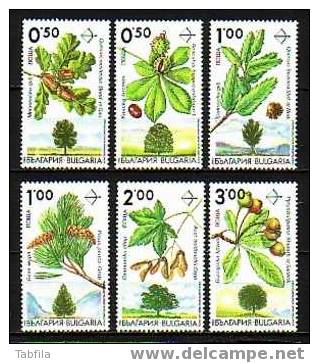 BULGARIA \ BULGARIE ~ 1992 - Arbre Et Leur Fruite - 6v ** - Neufs