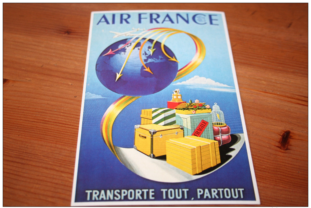 CPA Pub "AIR FRANCE Cargo" Collection Du Musée Air-France Repro Affiches Anciennes N° 8/1952 Dehedin - Sonstige & Ohne Zuordnung