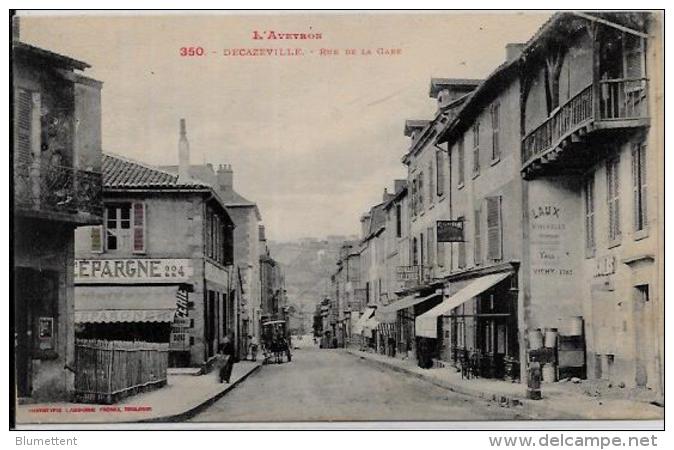 CPA Aveyron Circulé Decazeville Commerces - Decazeville