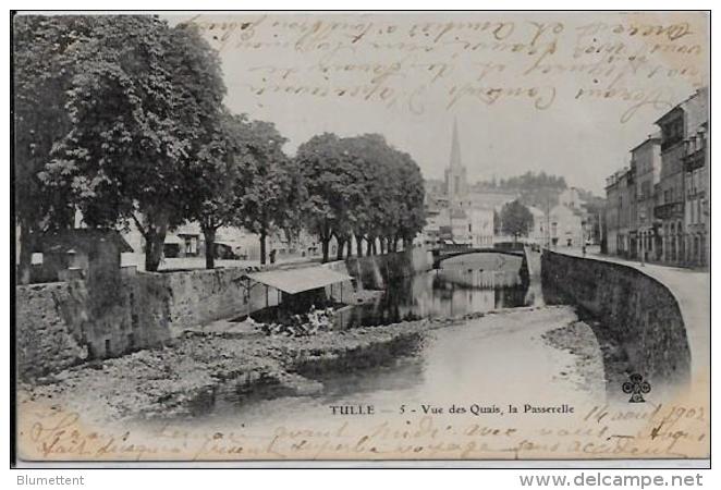 CPA Corrèze Circulé Tulle Lavoir Laveuses Lavandières - Tulle