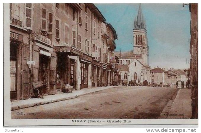 CPA Isère écrite Vinay Commerces Boulangerie - Vinay