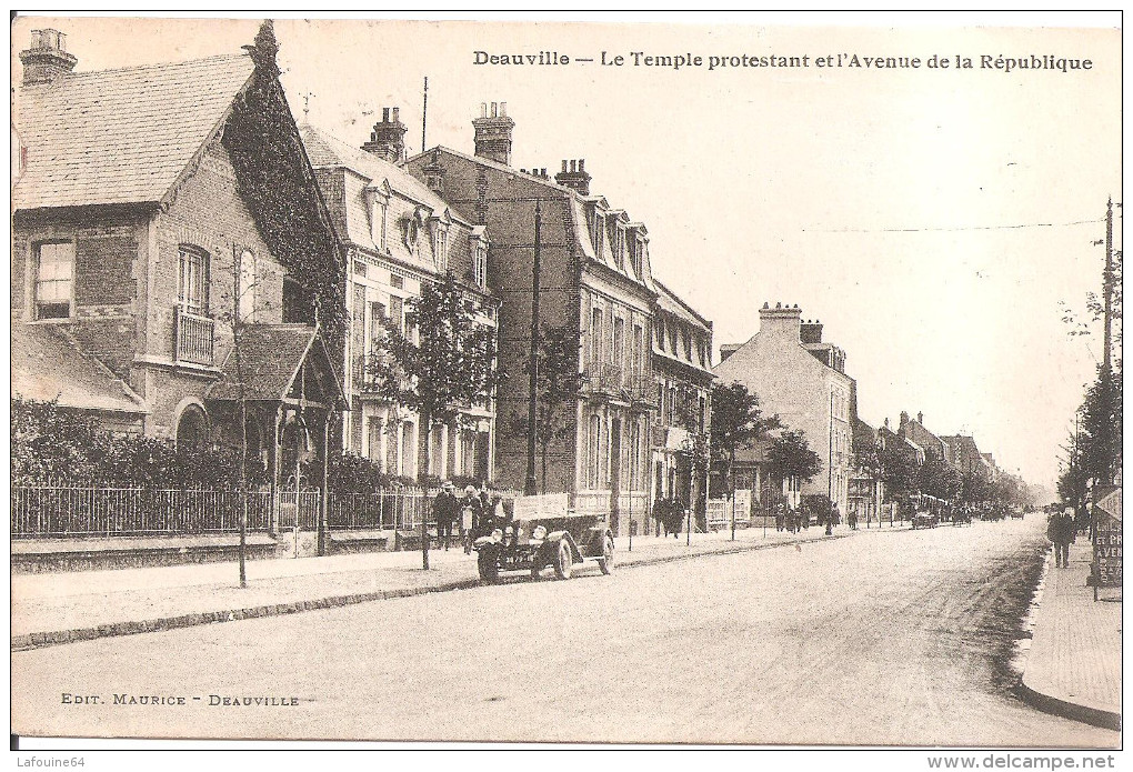 DEAUVILLE - Le Temple Protestant - Avenue De La République - Deauville