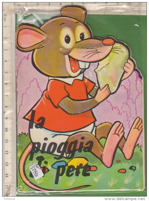 PO5793D# Albetto Illustrato LA PIOGGIA DI PERLE Ed.Malipiero 1970/TOPO MOUSE - Old