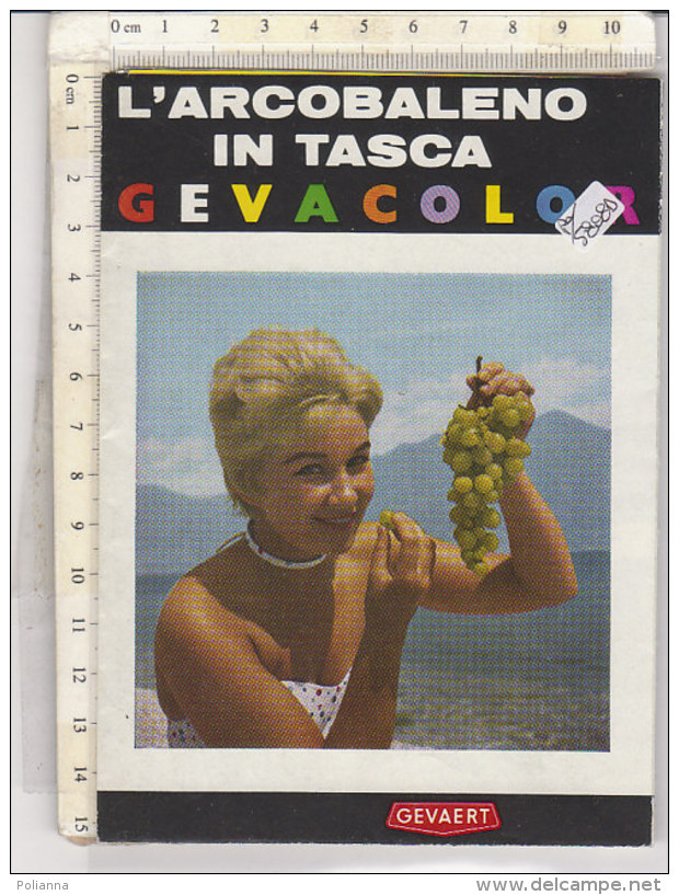 PO5808D# Brochure PUBBLICITA' PELLICOLE FOTOGRAFICHE GEVACOLOR - GEVAERT - 35mm -16mm - 9,5+8+S8mm Film Rolls