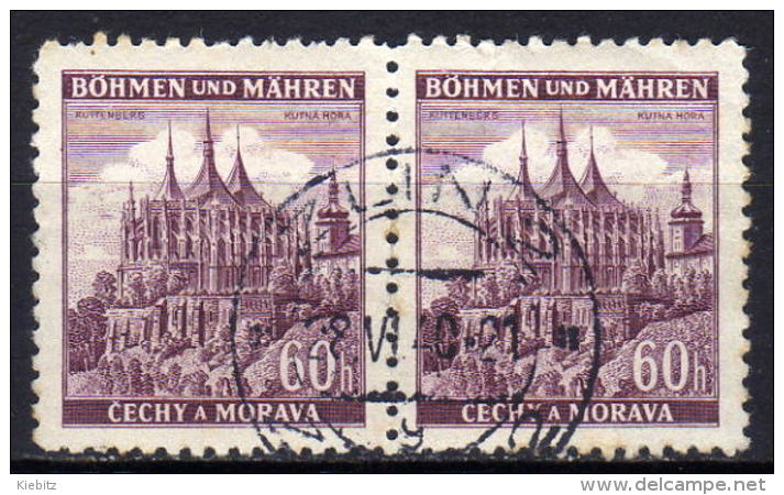 BÖHMEN & MÄHREN 1939 - MiNr: 27 Paar Used - Gebraucht