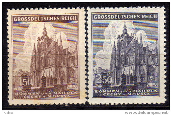 BÖHMEN & MÄHREN 1944 - MiNr: 140 - 141 Komplett  ** / MNH - Unused Stamps