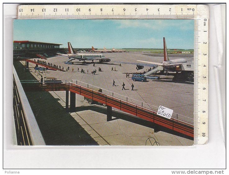 PO6201D# ROMA - FIUMICINO - AEROPORTO INTERCONTINENTALE LEONARDO DA VINCI - AVIAZIONE AEREI ALITALIA  VG 1966 - Fiumicino