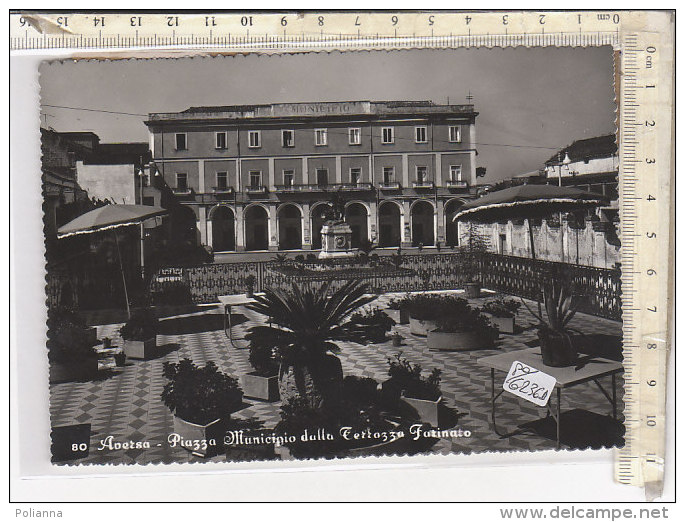 PO6236D# CASERTA - AVERSA - PIAZZA MUNICIPIO DALLA TERRAZZA FARINARO  VG 1959 - Aversa