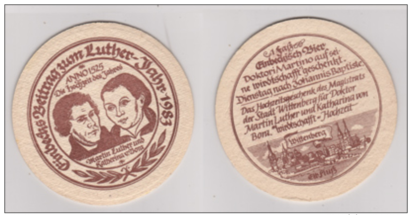 Einbecker Bier , Einbecks Beitrag Zum Luther Jahr 1983 - Bierdeckel