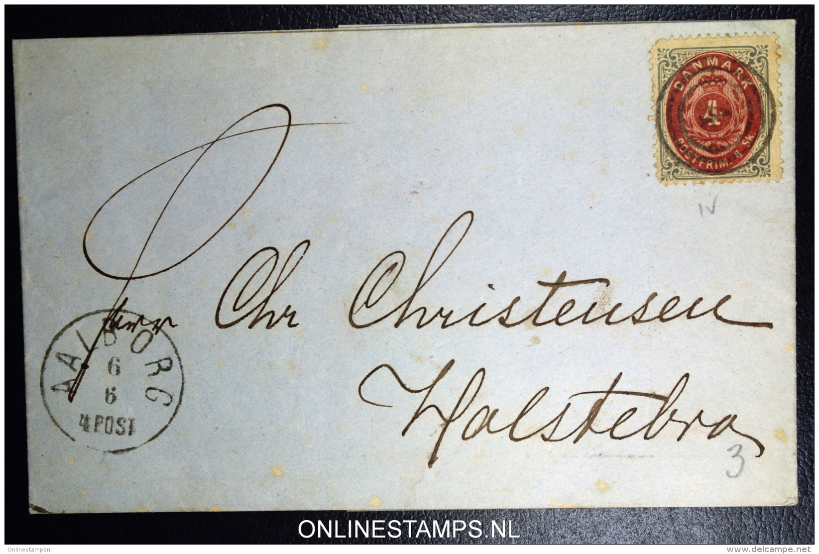 Denmark  Letter  Aalborg To Holstebro Fa Nr 22 - Storia Postale