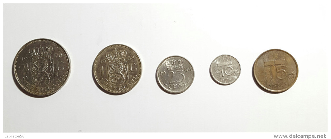 PAYS BAS JOLIE SERIE ANNEES MELANGEES - Lots & Kiloware - Coins