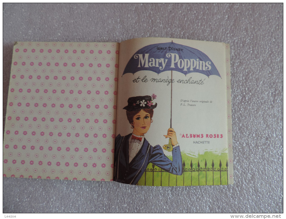 MARY POPPINS Et Le Manège Enchanté.Les Albums Roses - Disney