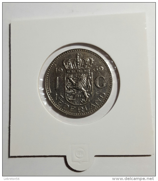 PAYS BAS 1 GULDEN 1969 - Andere & Zonder Classificatie