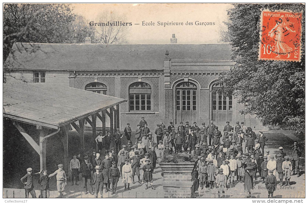 60-GRANDVILLIERS-  école Superieure Des Garcons - Grandvilliers