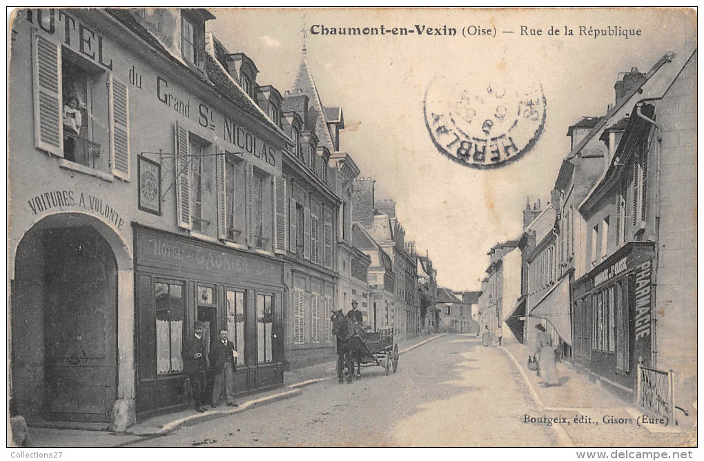60-CHAUMONT-EN-VEXIN- RUE DE LA REPUBLIQUE - Chaumont En Vexin