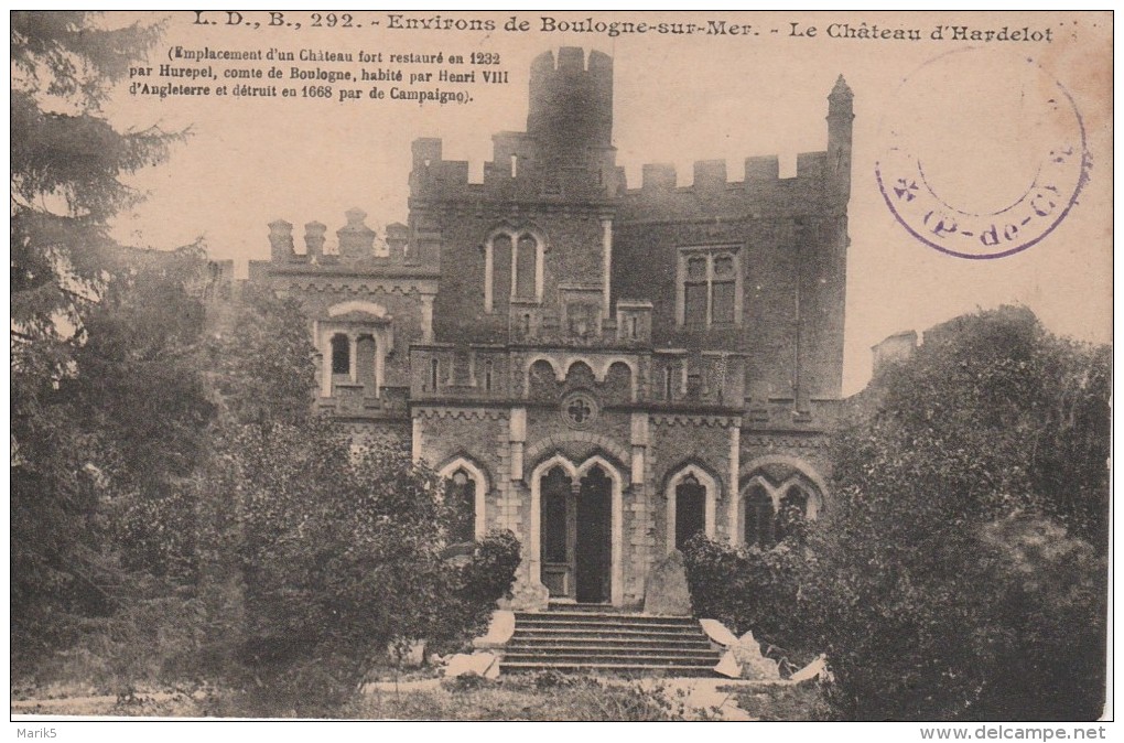 BOULOGNE SUR MER  NEUFCHATEL Château D'Hardelot - Boulogne Sur Mer