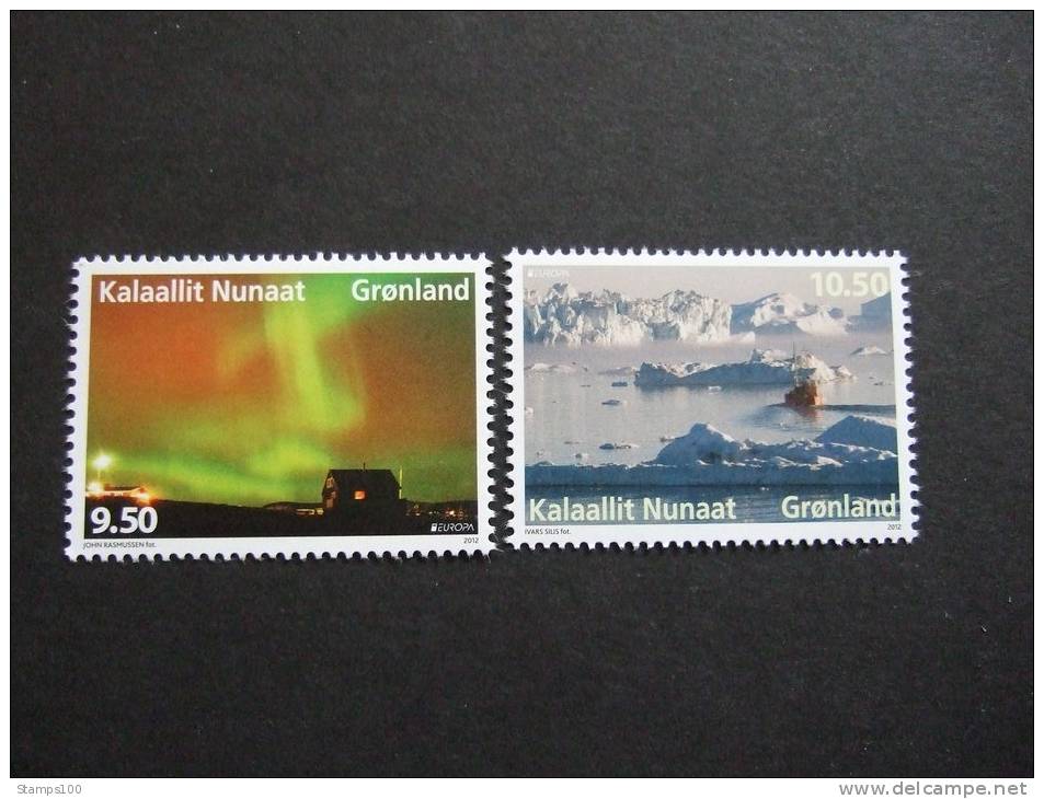 GREENLAND 2012     2  STAMPS   MNH **    (Q50-280) - 2012