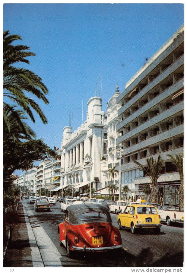 Nice Coccinelle VW 404 Peugeot - Transport Urbain - Auto, Autobus Et Tramway