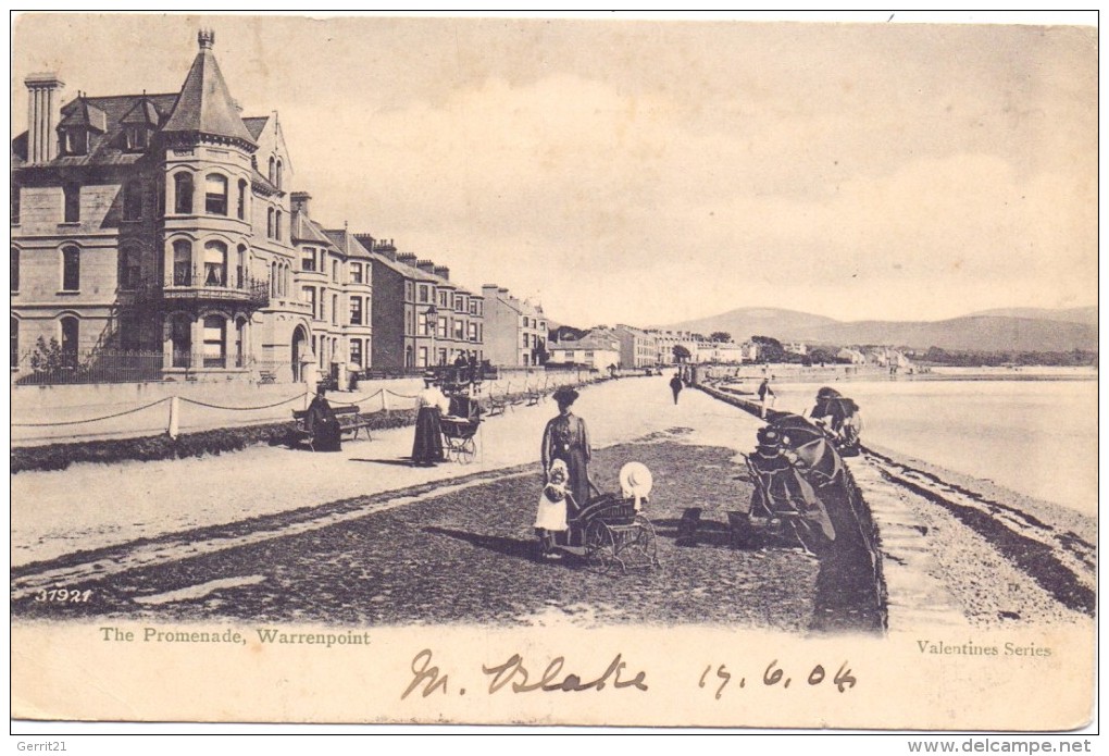 UK - NORTHERN IRELAND - DOWN - WARRENPOINT, The Promenade, 1904 - Down