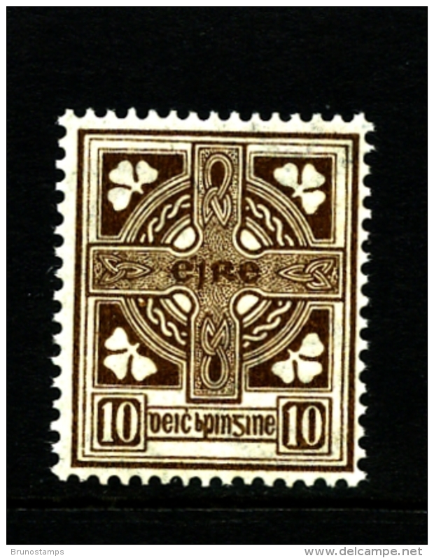 IRELAND/EIRE - 1923  10d.  CROSS  SE WMK  MINT NH SG 81 - Neufs