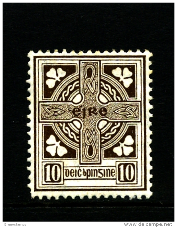 IRELAND/EIRE - 1923  10d.  CROSS  SE WMK  MINT SG 81 - Neufs
