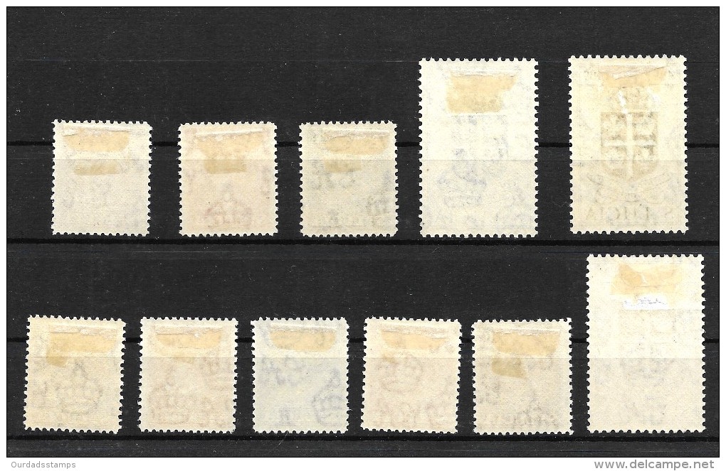 St Lucia, 1949 KGVI Definitives Set 2c To $1.20 MM (4416) - Ste Lucie (...-1978)