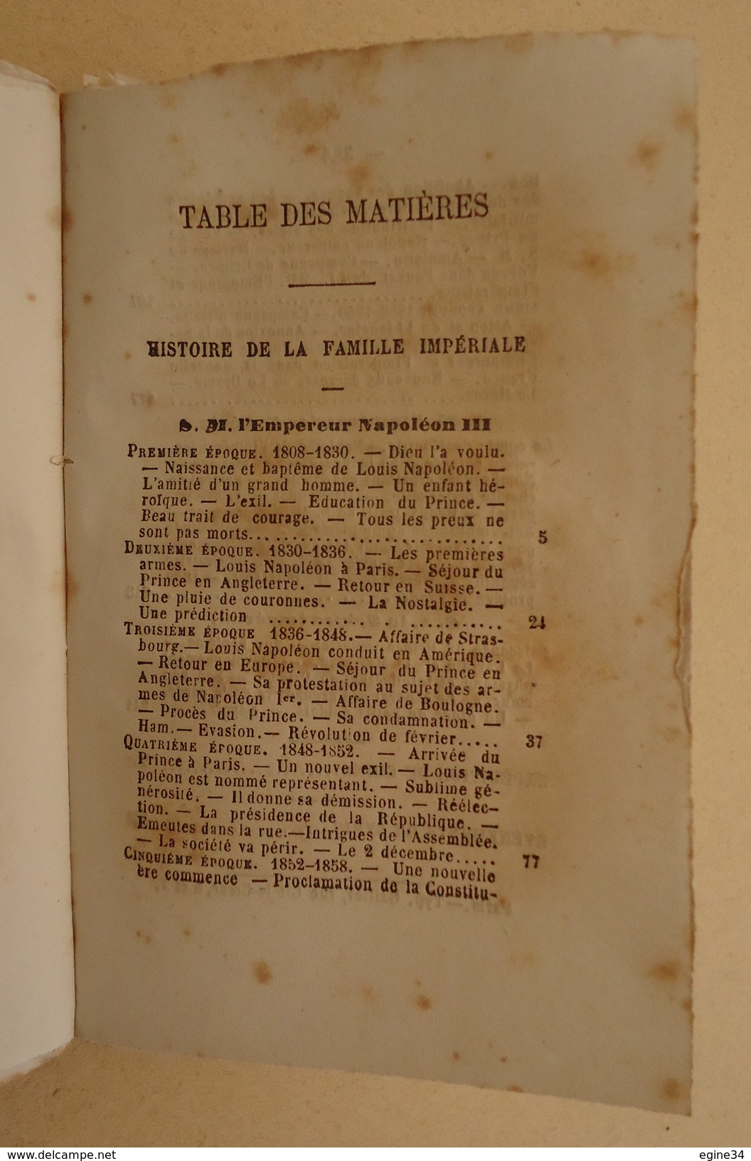 E. Muraour  Les Gloires de l'Empire - 1861- Histoire de la Famille Impériale Napoléon III - gravures