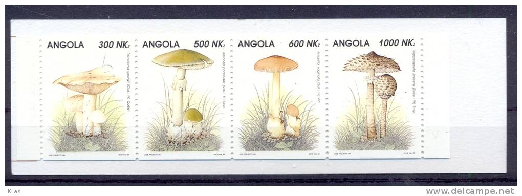 ANGOLA  Mushrooms  (booklet) - Angola