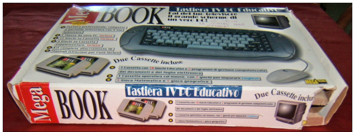 MEGA BOOK (TASTIERA TV PC EDUCATIVO) - COMPLETA DI TUTTO CON SCATOLA ORIGINALE - Altri & Non Classificati