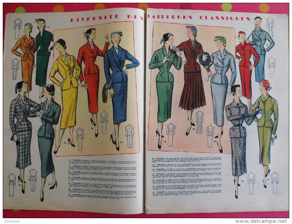 6 numéros de Votre Mode de 1955. avec patrons